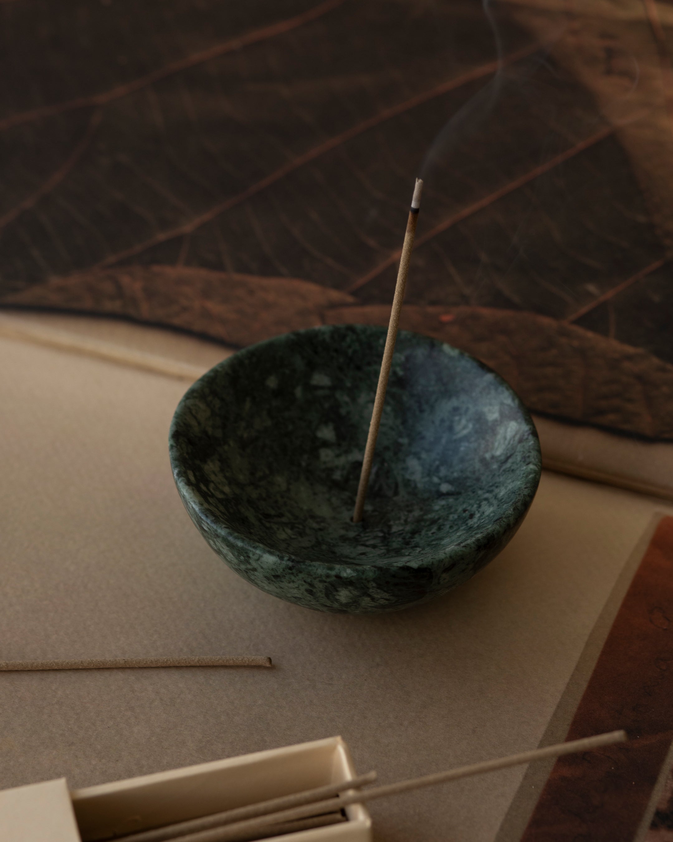 Atlas Incense Dish | Marble