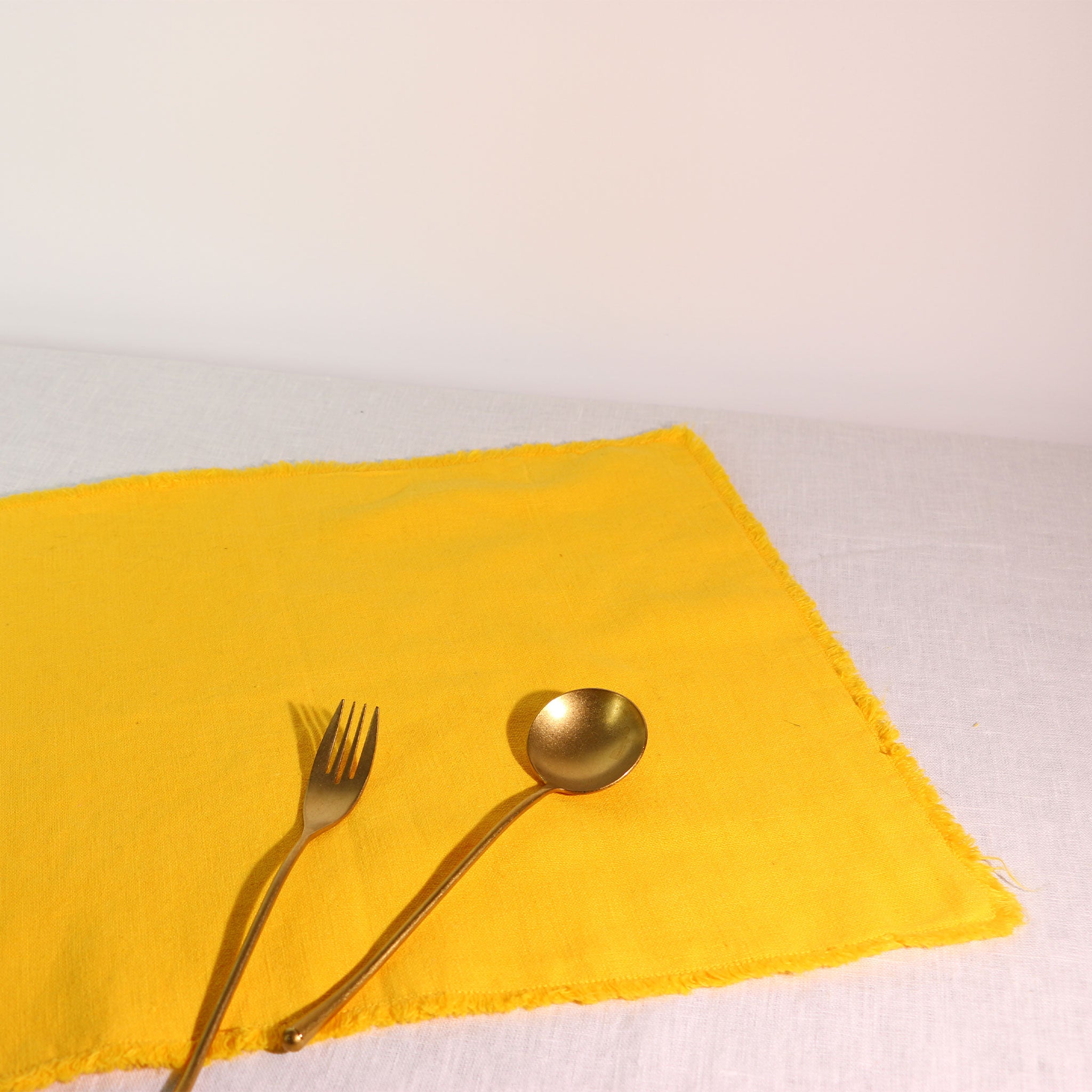 Frayed Linen Placemats | Pair