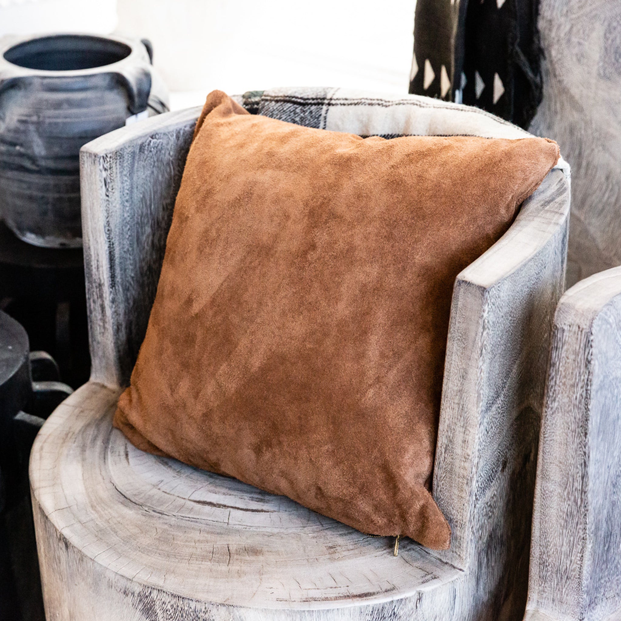 Suede Cushion