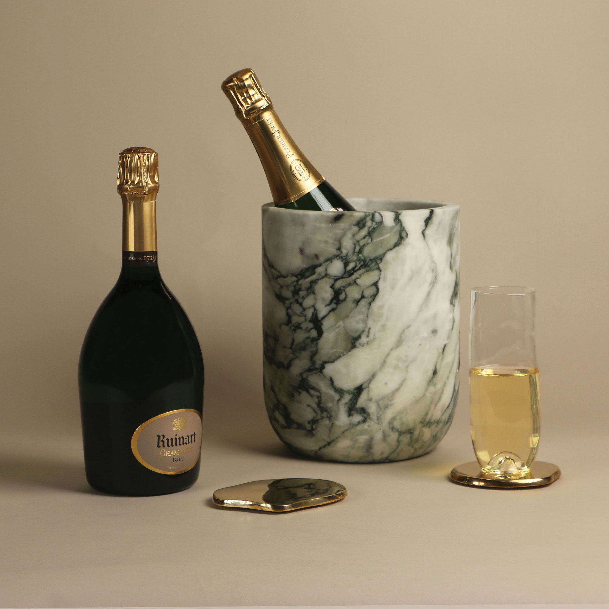 Modern Innovations Elegant Grey Marble Wine Cooler & Champagne Chiller –  Stock Your Home