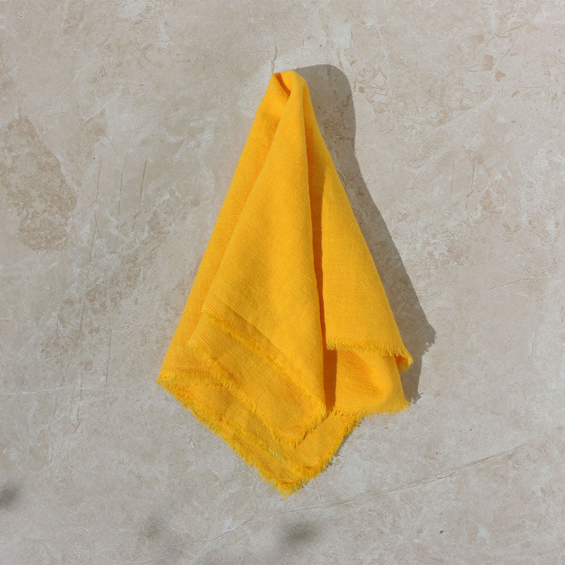 Frayed Linen Napkins | Set of 2