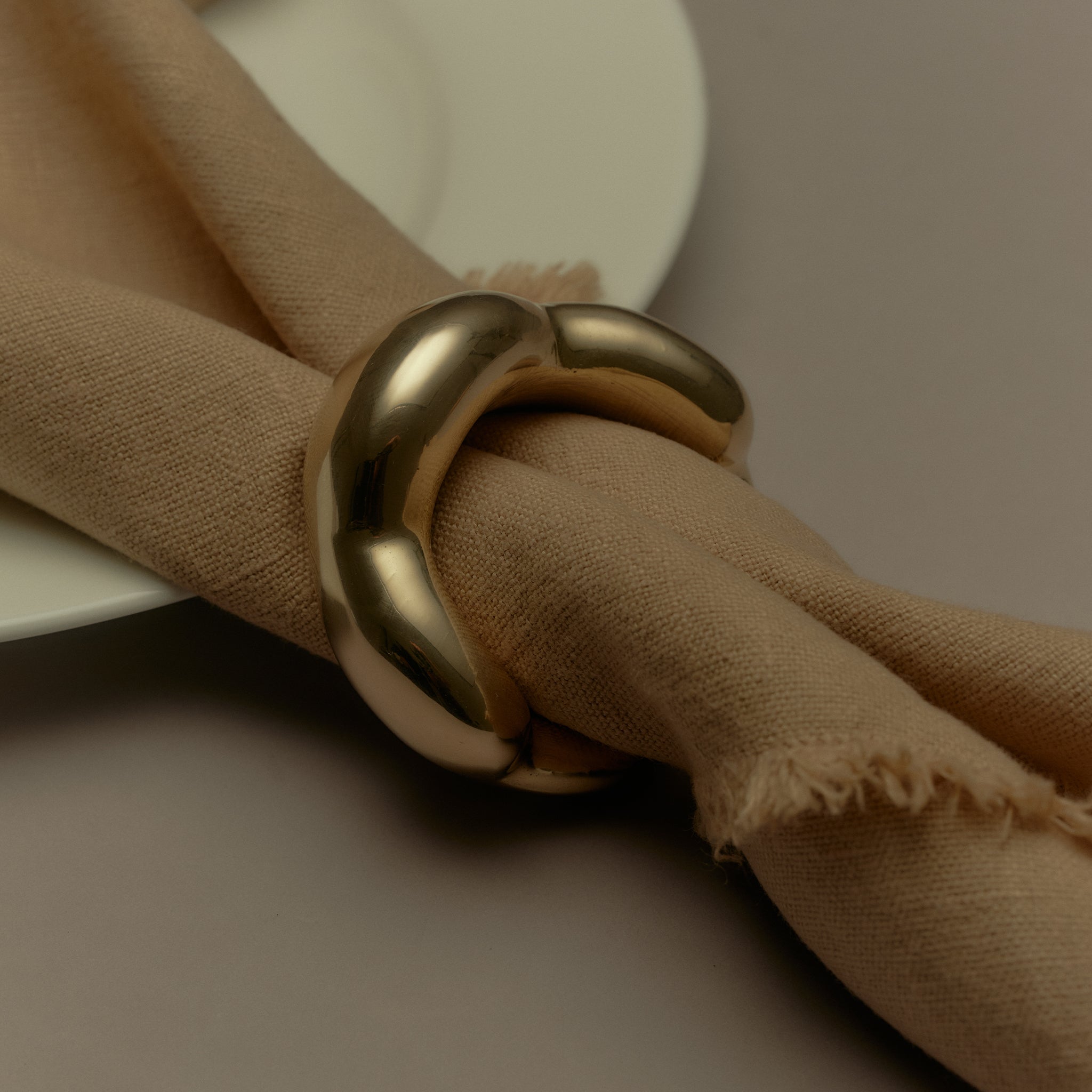 Croissant Napkin Rings | Set of 2