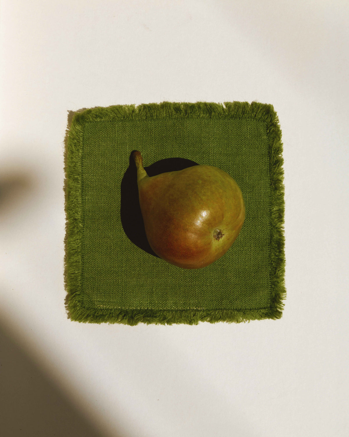 Frayed Linen Cocktail Napkin